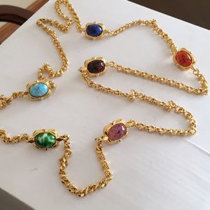 Camrose & Kross Gemstone Jackie Kennedy necklace